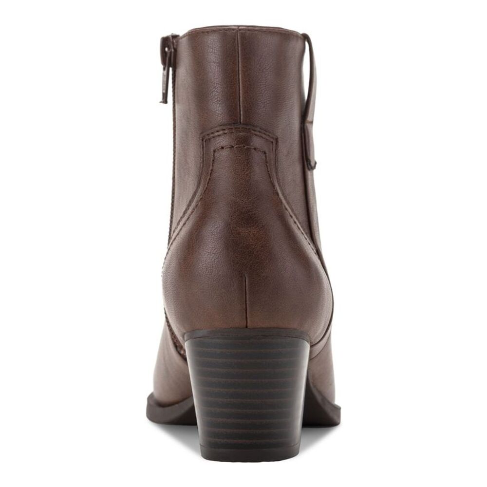 STYLE & COMPANY Womens Brown Perriee Round Toe Block Heel Western Boot 5 M - Picture 3 of 4